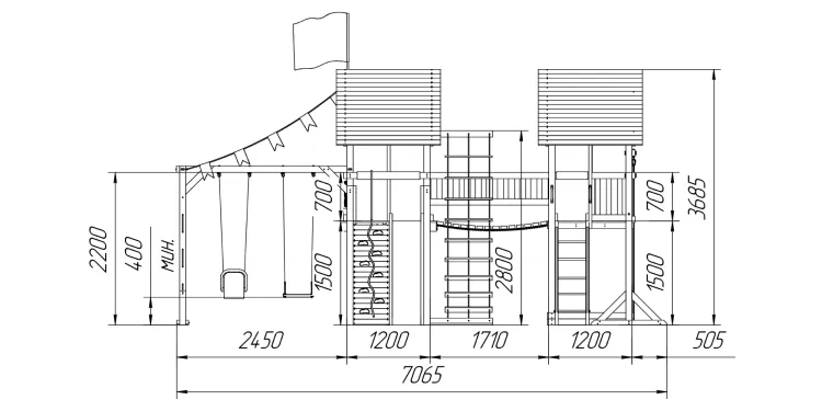Детская площадка Савушка Люкс 9 COMFORT Детская площадка Савушка Люкс 9 COMFORT