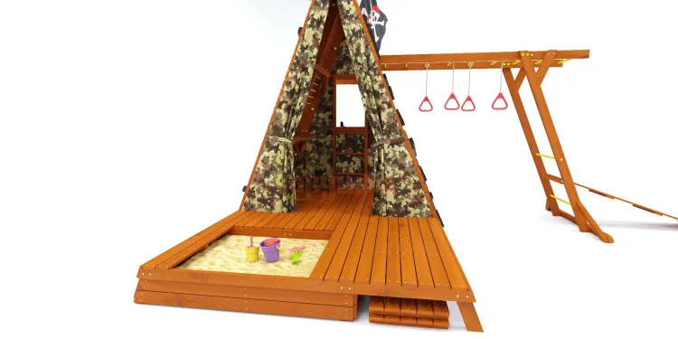 Спортивный домик Савушка База-5 (Милитари)