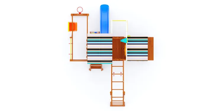 Детская площадка Савушка TooSun (Тусун) 14 (синий)