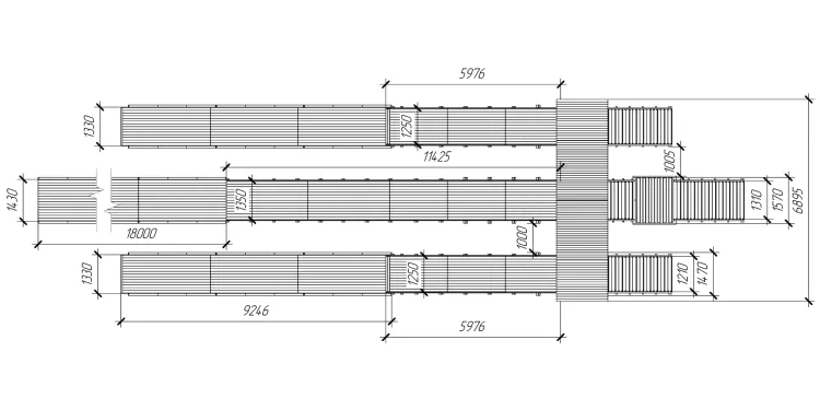 Зимняя горка Савушка Зима 11/1 (Махагон)