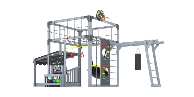 Детская площадка Савушка КУБ-4 (Серый)