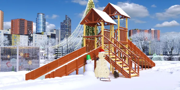 Зимняя горка Савушка Зима 7/4 Зимняя горка Савушка Зима 7/4