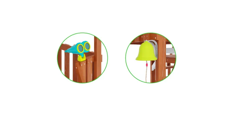 Комплект игровых аксессуаров № 3 (бинокль, колокол-рында) Комплект игровых аксессуаров № 3 (бинокль, колокол-рында)