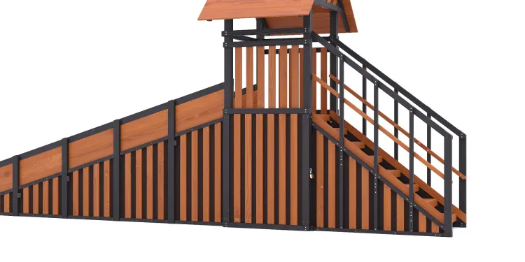 Зимняя горка Савушка Зима 4/2 (Black Edition) с кладовой