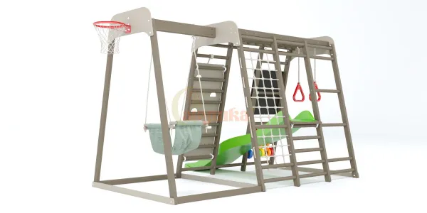 Детская игровая площадка Савушка Непоседа 9 shiitake