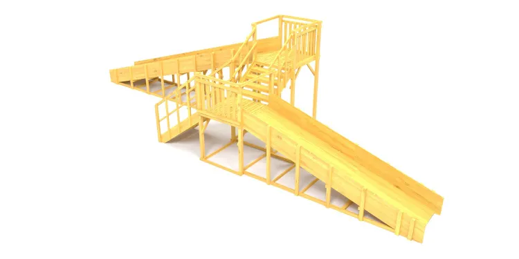 Зимняя горка Савушка Зима Wood 7/1