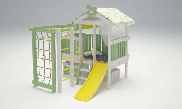 Игровой комплекс Савушка Baby 1 оливковый