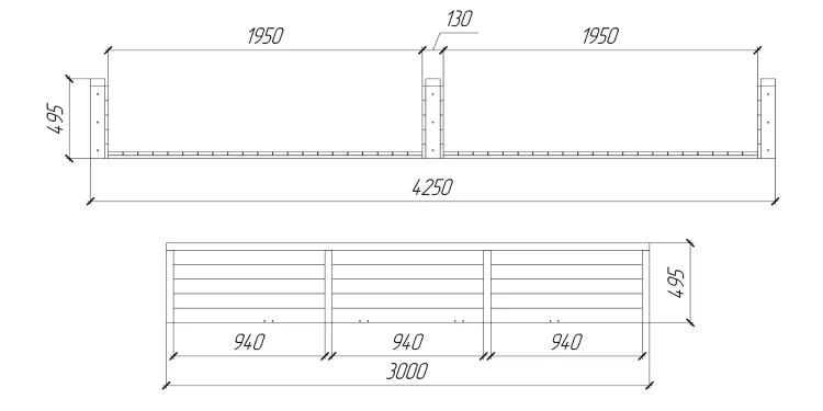 Выкат для зимней горки Савушка Зима 12.2 (18 м)