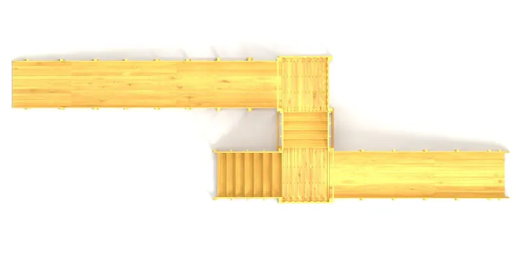 Зимняя горка Савушка Зима Wood 7/1