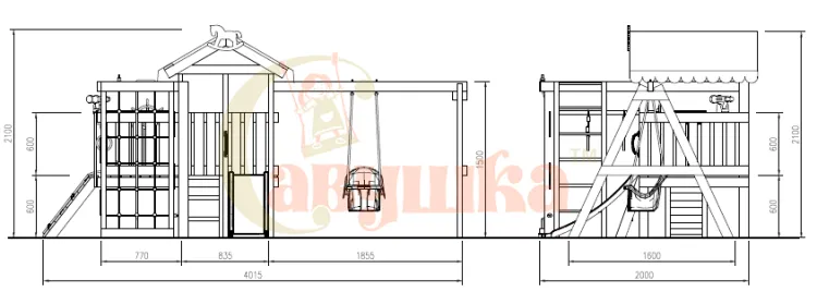Детская площадка Савушка Baby play 11 (Priority)