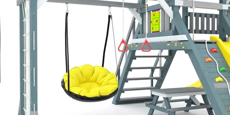 Детская площадка Савушка Люкс 9 COMFORT (Индиго)