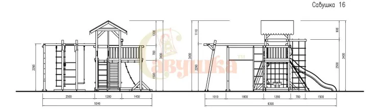 Детская площадка Савушка 4 Сезона 7