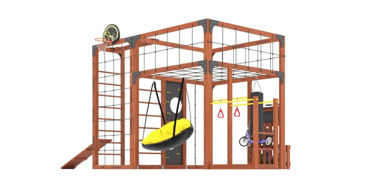Детская площадка Савушка КУБ-2 (Махагон)