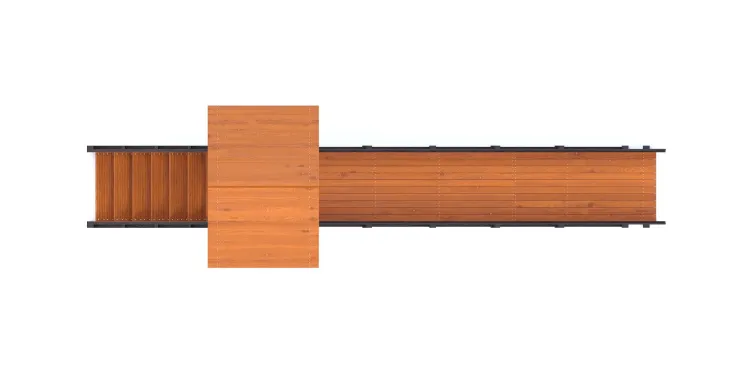 Зимняя горка Савушка Зима 4/2 (Black Edition) с кладовой