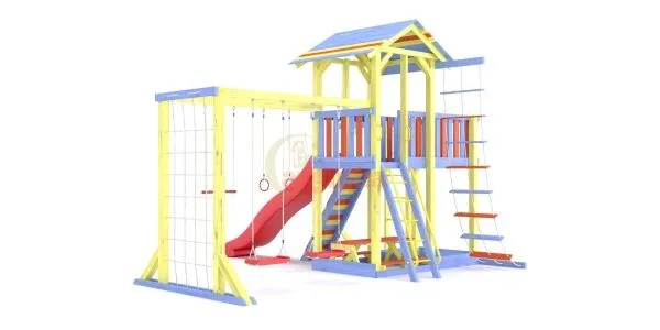 Детская игровая площадка Савушка 15 (Color-9) Детская игровая площадка Савушка 15 (Color-9)