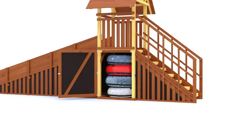 Зимняя горка Савушка Зима 4/2 с местом для хранения