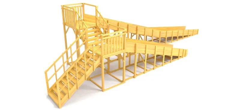 Зимняя горка Савушка Зима Wood 9