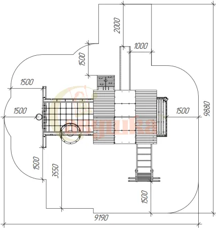 Детская площадка Савушка PlayHouse-3