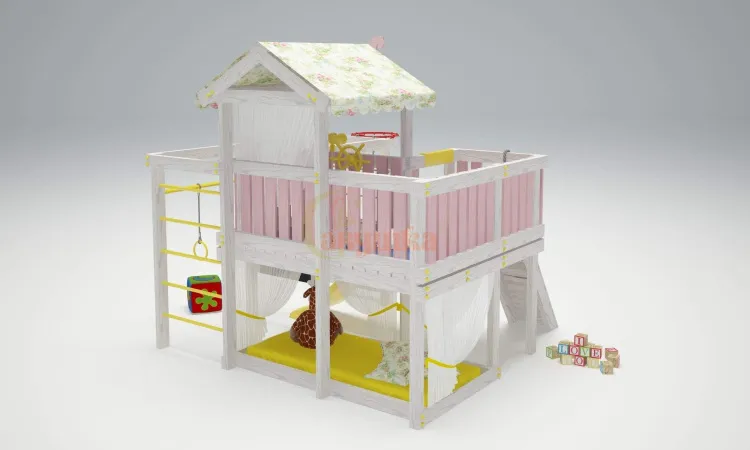 Игровой комплекс Савушка Baby 8 розовый