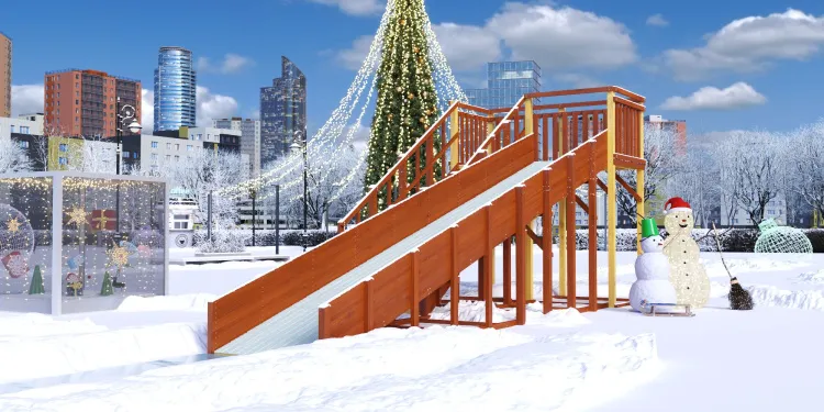 Зимняя горка Савушка Зима 6