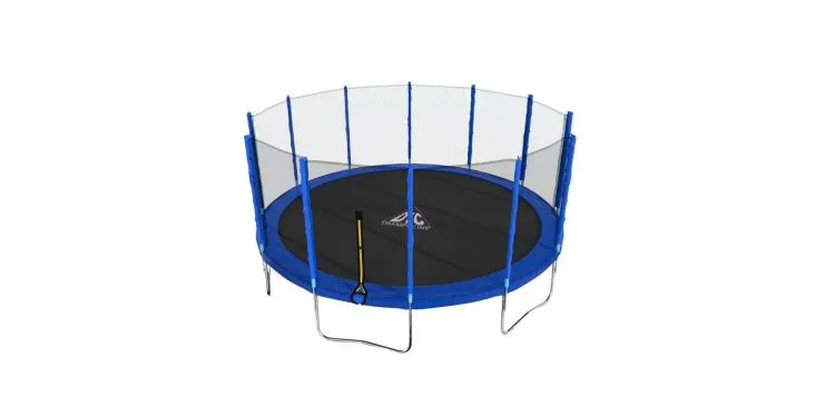 Батут DFC Trampoline Fitness с сеткой 16ft