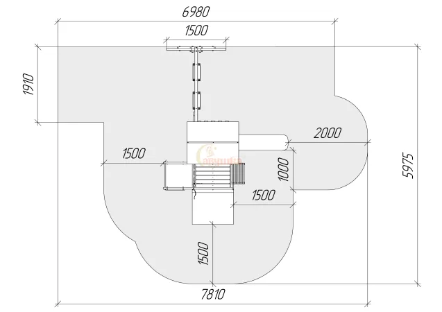 Детская площадка Савушка TooSun (Тусун) 3 с песочницей