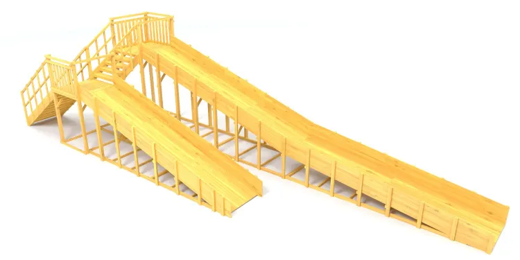 Зимняя горка Савушка Зима Wood 9