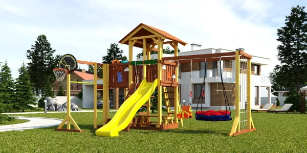 Детская площадка Савушка 15 COMFORT Plus Детская площадка Савушка 15 COMFORT Plus