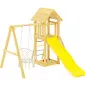 Детская площадка Савушка Мастер 7 с плетеным креслом