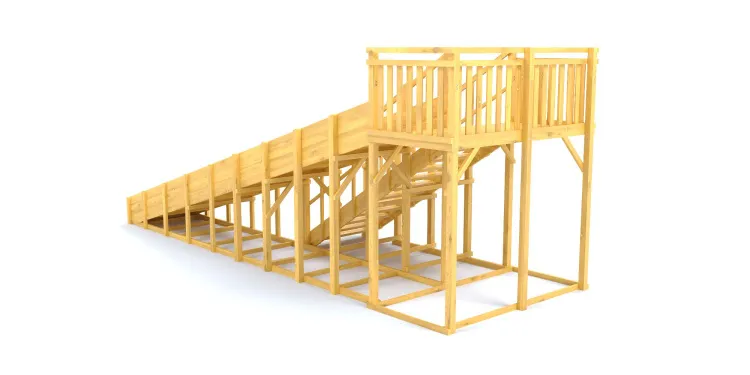 Зимняя горка Савушка Зима Wood 6