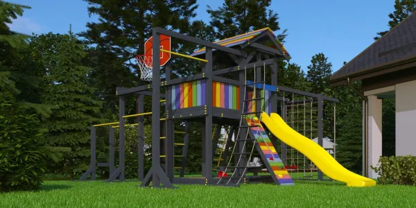 Детская площадка Савушка 2 (BLACK)