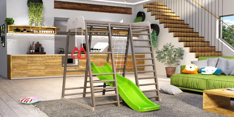 Детская игровая площадка Савушка Непоседа 1 shiitake