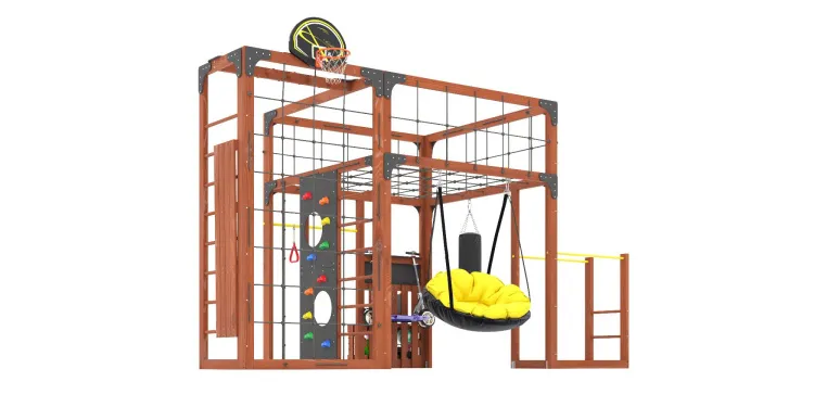 Детская площадка Савушка КУБ-2 (Махагон)