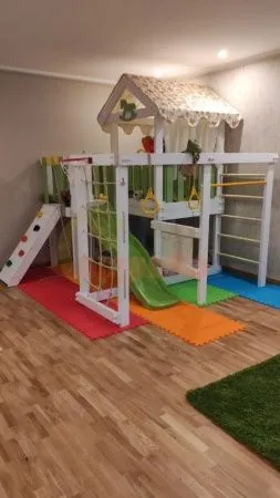 Игровой комплекс Савушка Baby 8 оливковый