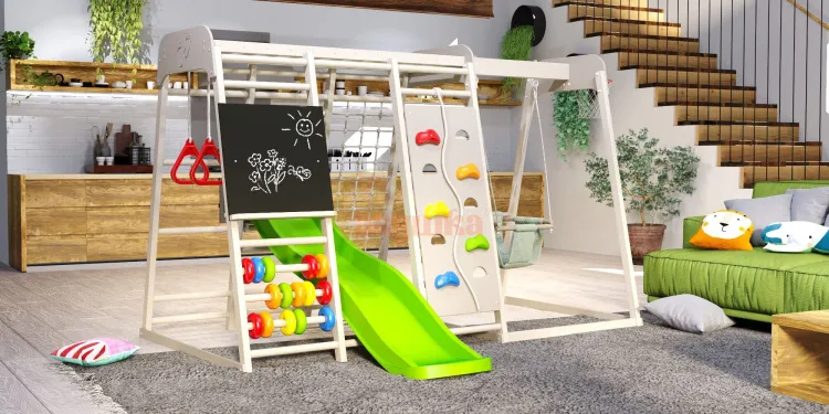 Детская игровая площадка Савушка Непоседа 9 oak