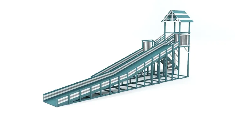 Зимняя горка Савушка Зима 9/2 (Серый Индиго)