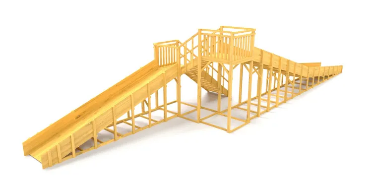 Зимняя горка Савушка Зима Wood 9/1