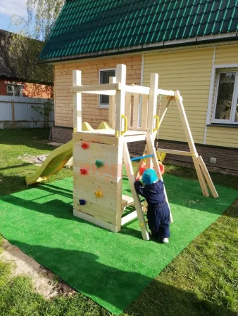 Детская площадка Савушка Мастер 6 с качелями (4 сезона) Детская площадка Савушка Мастер 6 с качелями (4 сезона)