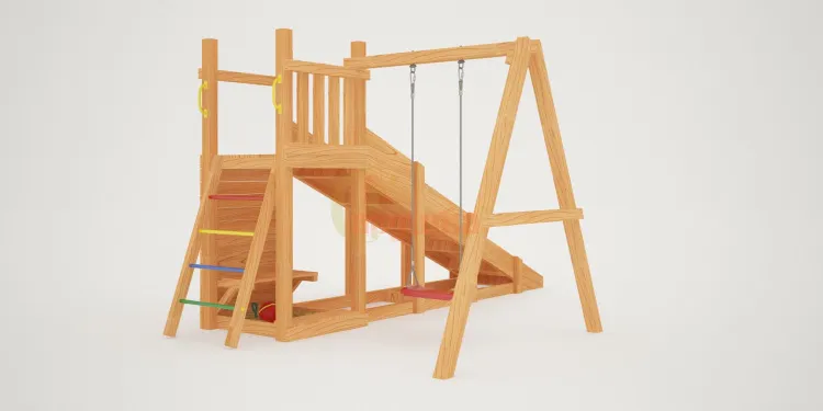 Детская площадка Савушка Мастер 6 с качелями (4 сезона) Детская площадка Савушка Мастер 6 с качелями (4 сезона)