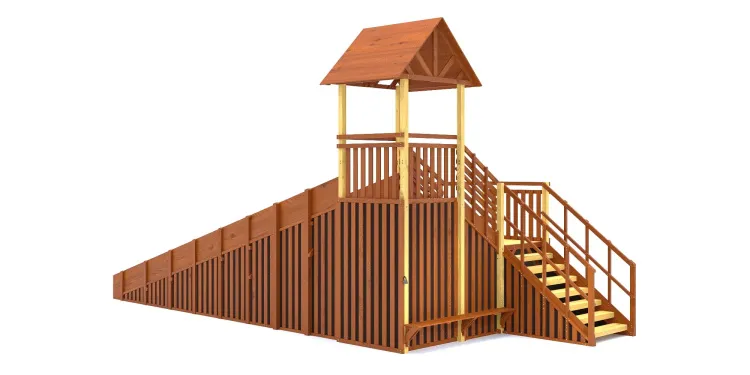 Зимняя горка Савушка Зима 13/1 с лавочкой