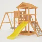 Детская площадка Савушка Мастер 2 с качелями Гнездо 1 метр