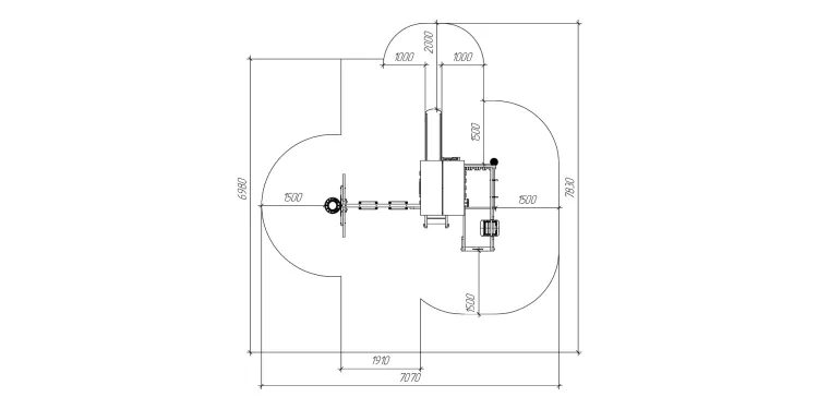 Детская площадка Савушка TooSun (Тусун) 12 (синий)