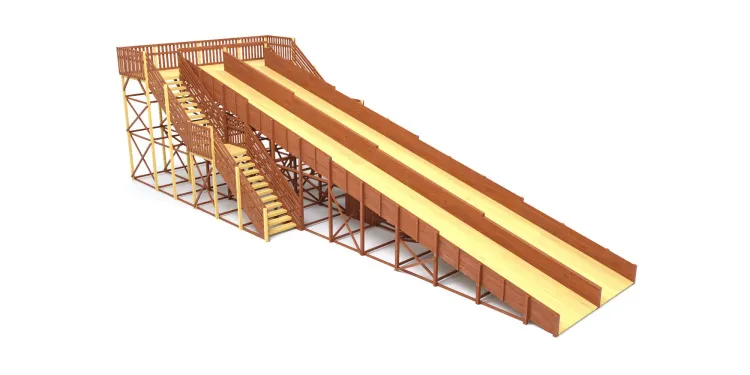 Зимняя горка Савушка Зима 12/1 с местом для хранения