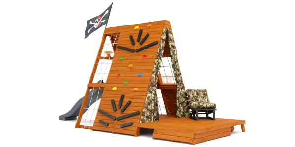 Спортивный домик Савушка База-4 (Милитари) с креслом Спортивный домик Савушка База-4 (Милитари) с креслом