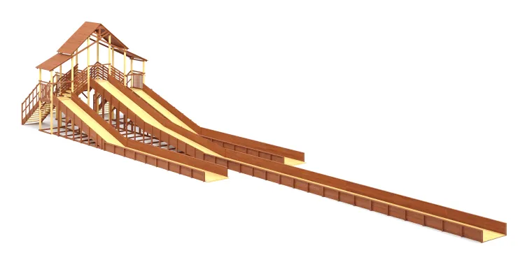 Зимняя горка Савушка Зима 11/1 (Махагон)