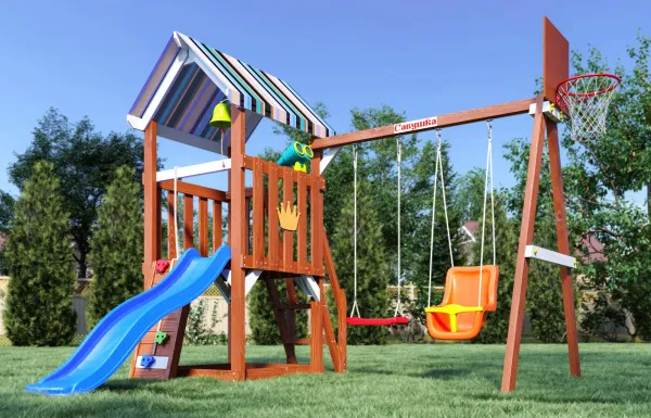 Детская площадка Савушка TooSun (Тусун) 11 (синий) Детская площадка Савушка TooSun (Тусун) 11 (синий)
