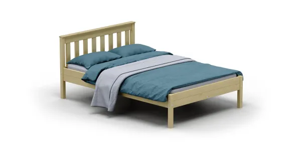 Кровать Савушка-10, 140х200, WOOD (без окрашивания)