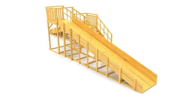 Зимняя горка Савушка Зима Wood 7/1