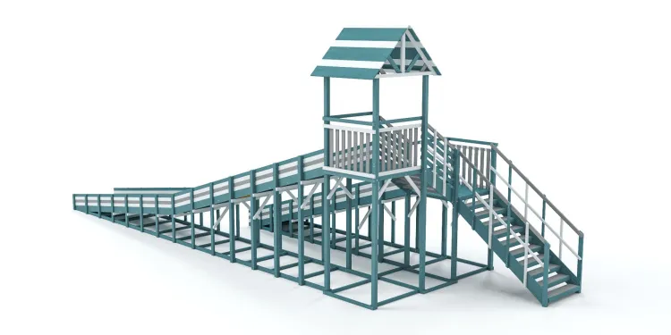 Зимняя горка Савушка Зима 9/2 (Серый Индиго)