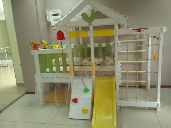 Игровой комплекс Савушка Baby 3 оливковый Игровой комплекс Савушка Baby 3 оливковый